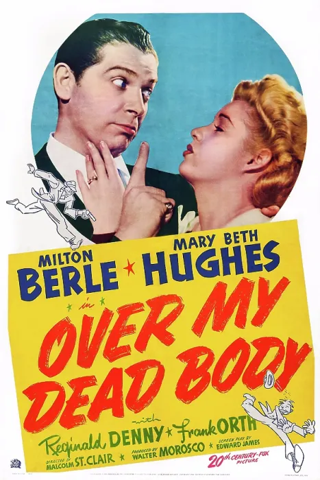 Framed Print : OVER MY DEAD BODY, US poster art, from left, Milton Berle, Mary Beth Hughes, 1942, TM and copyright 20th Century Fox Film Corp. All rights reserved  /  Courtesy: Everett Collection