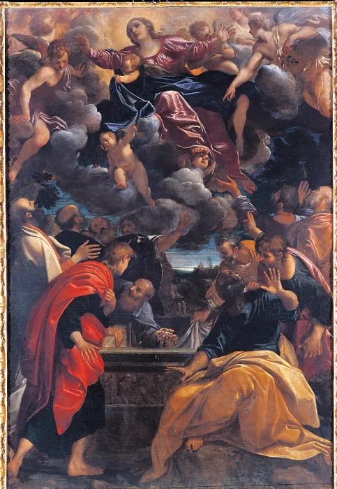 Framed Print : Dead Christ with Madonna, Angels and Bologna Protector Saints (Piet dei Mendicanti), by Annibale Carracci, 1592, 16th Century, oil on canvas, cm 260 x 177 - Italy, Emilia Romagna Framed Print : Dead Christ with Madonna, Angels and Bologna Protector Saints (Piet dei Mendicanti), by Annibale Carracci, 1592, 16th Century, oil on canvas, cm 260 x 177 - Italy, Emilia Romagna