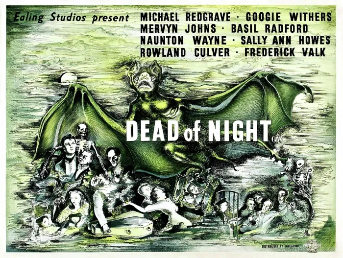 Framed Print : DEAD OF NIGHT, British poster art, 1945