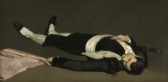 Framed Print : The Dead Toreador, by Edouard Manet, 1863, French painting, oil on canvas Framed Print : The Dead Toreador, by Edouard Manet, 1863, French painting, oil on canvas