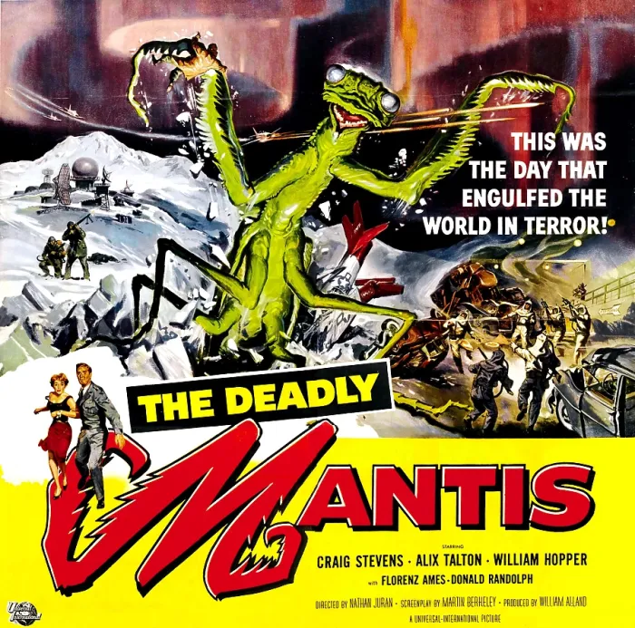 Framed Print : THE DEADLY MANTIS, 6-sheet poster art, 1957