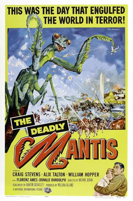 Framed Print : THE DEADLY MANTIS, Alix Talton, Craig Stevens; 1-sheet poster, 1957 Framed Print : THE DEADLY MANTIS, Alix Talton, Craig Stevens; 1-sheet poster, 1957