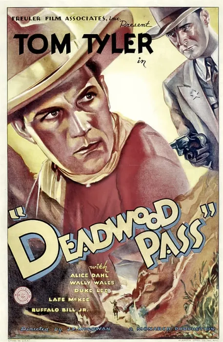 Framed Print : DEADWOOD PASS, from left: Tom Tyler, Lafe McKee, 1933