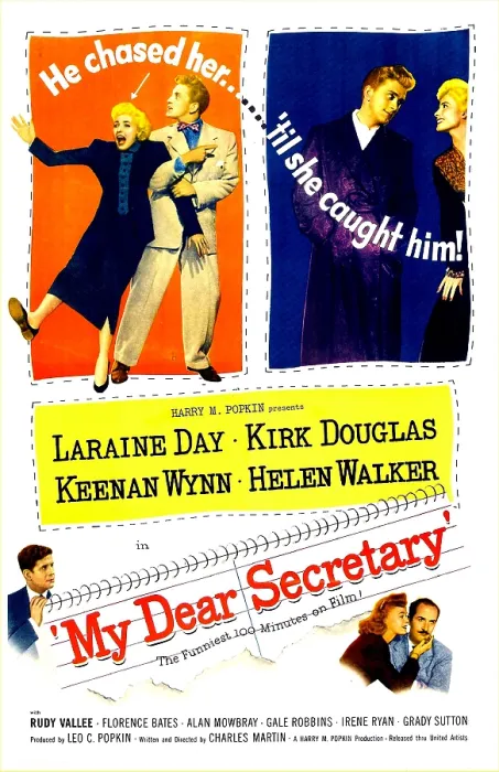 Framed Print : MY DEAR SECRETARY, US poster, Laraine Day, Kirk Douglas, 1948 Framed Print : MY DEAR SECRETARY, US poster, Laraine Day, Kirk Douglas, 1948