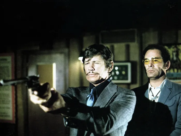 Framed Print : DEATH WISH, Charles Bronson, Stuart Margolin, 1974