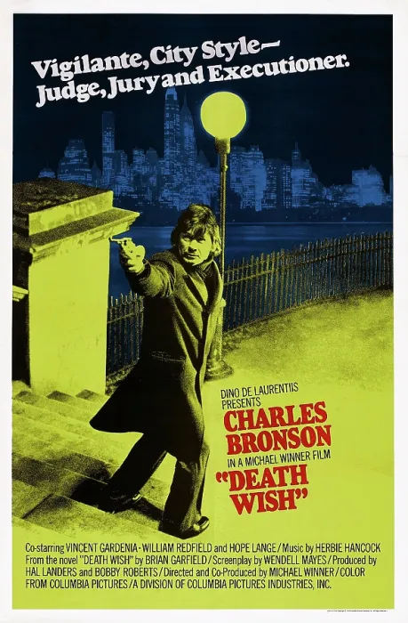 Framed Print : DEATH WISH, US poster art, Charles Bronson, 1974