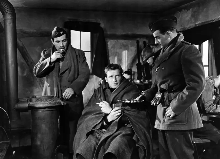 Framed Print : DECISION BEFORE DAWN, Gary Merrill, Richard Basehart, 1951. TM and Copyright 20th Century Fox Film Corp. All rights reserved. Courtesy: Everett Collection