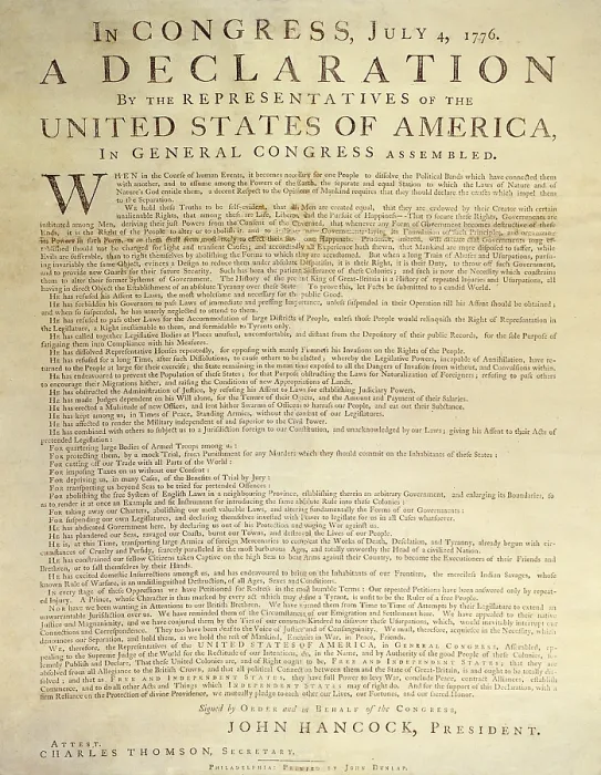 Framed Print : Declaration of Independence, is the founding document of the American Revolution Framed Print : Declaration of Independence, is the founding document of the American Revolution