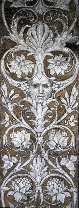 Framed Print : Decoration for Bridal Chamber (Camera Picta), by Andrea Mantegna, 1465 - 1474, 15th Century, fresco and tempera - Italy, Lombardy, Mantua, Ducale Palace. Detail