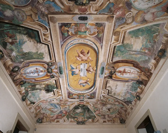 Framed Print : Decoration of Villa Visconti Borromeo Litta in Lainate, by Camillo Procaccini, workshop of Camillo Procaccini, 1587 - 1589 about, 16th Century, fresco, - Italy, Lombardy, Milan Framed Print : Decoration of Villa Visconti Borromeo Litta in Lainate, by Camillo Procaccini, workshop of Camillo Procaccini, 1587 - 1589 about, 16th Century, fresco, - Italy, Lombardy, Milan
