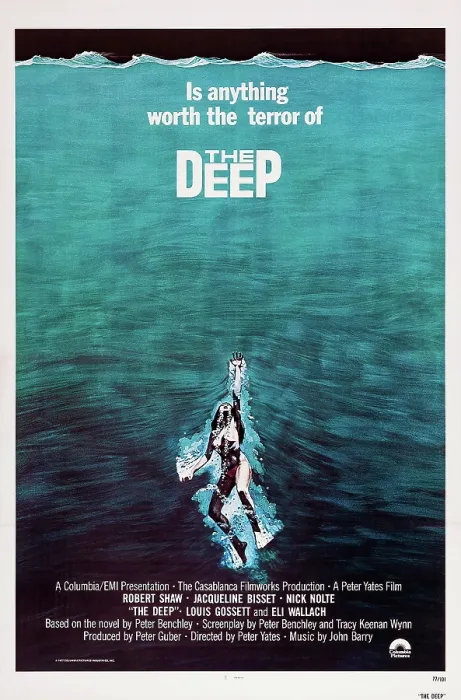 Framed Print : THE DEEP, US poster, 1977