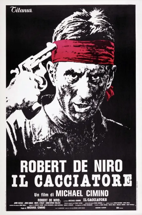 Framed Print : THE DEER HUNTER, (aka IL CACCIATORE), US poster art, Robert De Niro, 1978. Universal / courtesy Everett Collection Framed Print : THE DEER HUNTER, (aka IL CACCIATORE), US poster art, Robert De Niro, 1978. Universal / courtesy Everett Collection