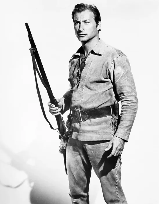 Framed Print : THE DEERSLAYER, Lex Barker, 1957, 20th Century-Fox Film Corporation, TM & Copyright / courtesy Everett Collection