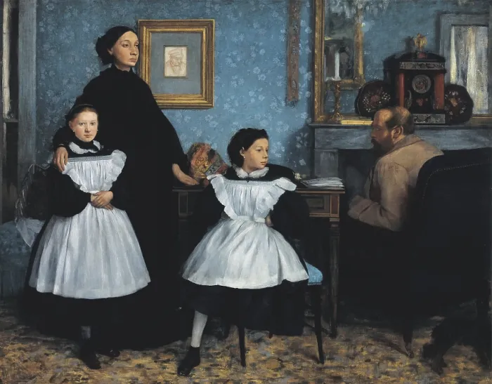 Framed Print : DEGAS, Edgar (1834-1917). The Bellelli Family (La famille Bellelli). 1858 - 1867 Framed Print : DEGAS, Edgar (1834-1917). The Bellelli Family (La famille Bellelli). 1858 - 1867