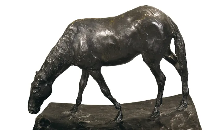 Framed Print : DEGAS, Edgar (1834-1917). Horse at Trough. 1866-1868. Impressionism. Sculpture on bronze. Private Collection. - Iberfoto / Everett Collection (173382)**US SALES ONLY** Framed Print : DEGAS, Edgar (1834-1917). Horse at Trough. 1866-1868. Impressionism. Sculpture on bronze. Private Collection. - Iberfoto / Everett Collection (173382)**US SALES ONLY**