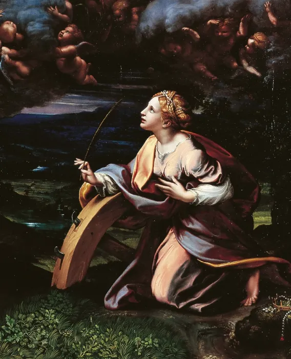 Framed Print : The Deisis with Sts Paul and Catherine, by Giulio Pippi known as Giulio Romano, 1520 about, 16th Century, oil on panel, cm 122 x 98 - Italy, Emilia Romagna, Parma Framed Print : The Deisis with Sts Paul and Catherine, by Giulio Pippi known as Giulio Romano, 1520 about, 16th Century, oil on panel, cm 122 x 98 - Italy, Emilia Romagna, Parma