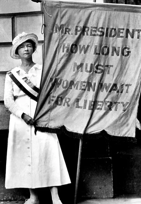 Framed Print : A demonstration for equal rights for women, U.S. 1910s. Courtesy: CSU Archives  /  Everett Collection