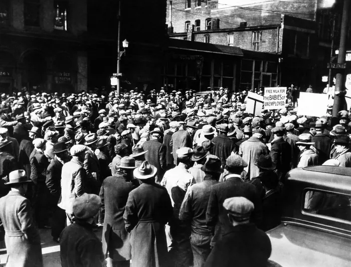 Framed Print : Demonstration of hundreds of unemployed in Kansas City, Missouri. The march was organized by the Kansas City Unemployment Council, a group of leftist workers. Aug. 1, 1932 Framed Print : Demonstration of hundreds of unemployed in Kansas City, Missouri. The march was organized by the Kansas City Unemployment Council, a group of leftist workers. Aug. 1, 1932