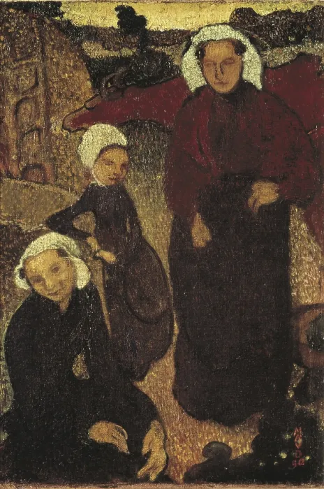 Framed Print : DENIS, Maurice (1870-1943). Breton women. 1890. Symbolism. Les Nabis. Oil on canvas. FRANCE. Paris. Musee d'Orsay (Orsay Museum) Framed Print : DENIS, Maurice (1870-1943). Breton women. 1890. Symbolism. Les Nabis. Oil on canvas. FRANCE. Paris. Musee d'Orsay (Orsay Museum)