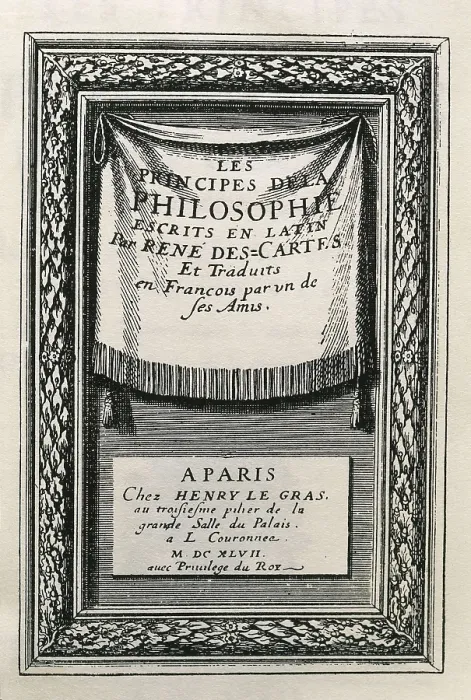 Framed Print : DESCARTES, Ren (1596-1650). AISA / Everett Collection**US SALES ONLY**