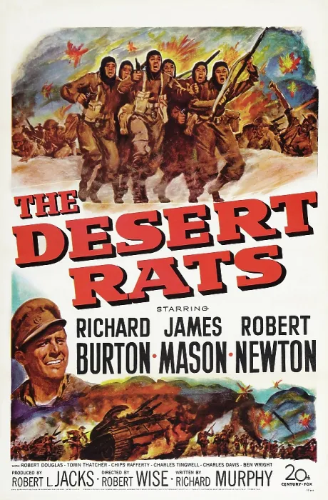 Framed Print : THE DESERT RATS, bottom left: Richard Burton, 1953, TM and Copyright 20th Century Fox Film Corp. All rights reserved. / courtesy Everett Collection Framed Print : THE DESERT RATS, bottom left: Richard Burton, 1953, TM and Copyright 20th Century Fox Film Corp. All rights reserved. / courtesy Everett Collection