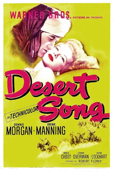 Framed Print : THE DESERT SONG, (aka DESERT SONG), US poster, Dennis Morgan, Irene Manning, 1943