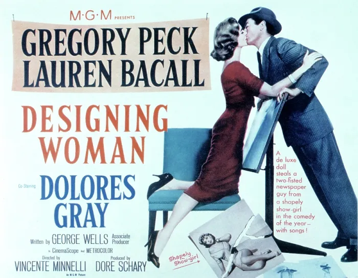 Framed Print : DESIGNING WOMAN, Lauren Bacall, Gregory Peck, 1957