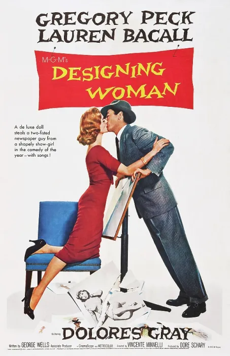 Framed Print : DESIGNING WOMAN, US poster art, from left: Lauren Bacall, Gregory Peck, 1957 Framed Print : DESIGNING WOMAN, US poster art, from left: Lauren Bacall, Gregory Peck, 1957