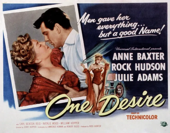 Framed Print : ONE DESIRE, Anne Baxter, Rock Hudson, 1955