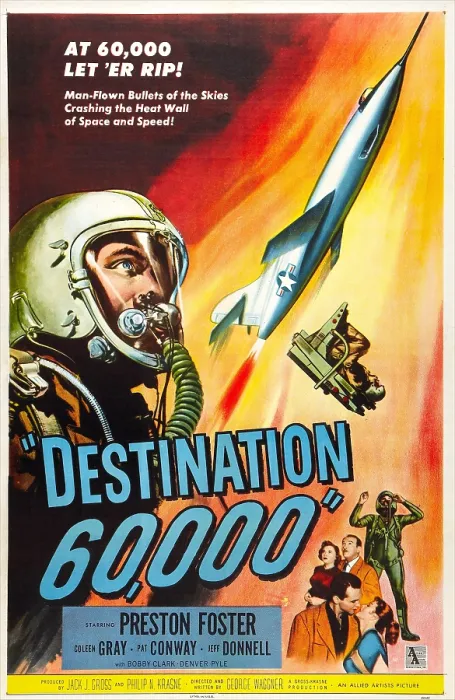 Framed Print : DESTINATION 60, 000, US poster, Preston Foster, 1957