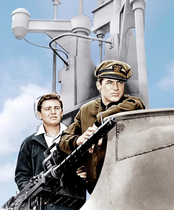 Framed Print : DESTINATION TOKYO, from left: John Garfield, Cary Grant, 1943 Framed Print : DESTINATION TOKYO, from left: John Garfield, Cary Grant, 1943