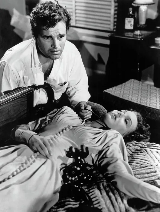 Framed Print : DETOUR, Tom Neal, Ann Savage, 1945