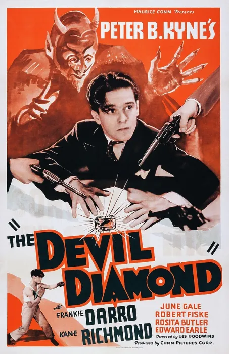 Framed Print : THE DEVIL DIAMOND, US poster art, Frankie Darro, 1937 Framed Print : THE DEVIL DIAMOND, US poster art, Frankie Darro, 1937