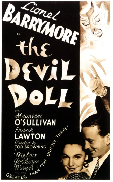 Framed Print : THE DEVIL DOLL, Maureen O'Sullivan, Frank Lawton, Lionel Barrymore, 1936