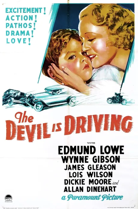 Framed Print : THE DEVIL IS DRIVING, from left, Dickie Moore, Wynne Gibson, 1932 Framed Print : THE DEVIL IS DRIVING, from left, Dickie Moore, Wynne Gibson, 1932