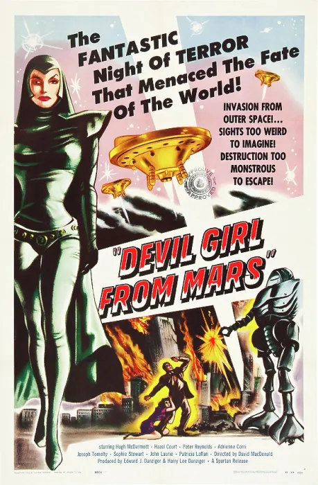 Framed Print : DEVIL GIRL FROM MARS, Patricia Laffan, 1954