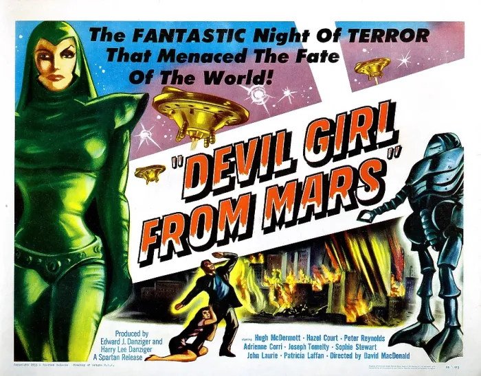 Framed Print : DEVIL GIRL FROM MARS, Patricia Laffan, 1954
