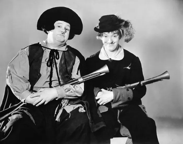 Framed Print : THE DEVIL'S BROTHER, Oliver Hardy, Stan Laurel, 1933