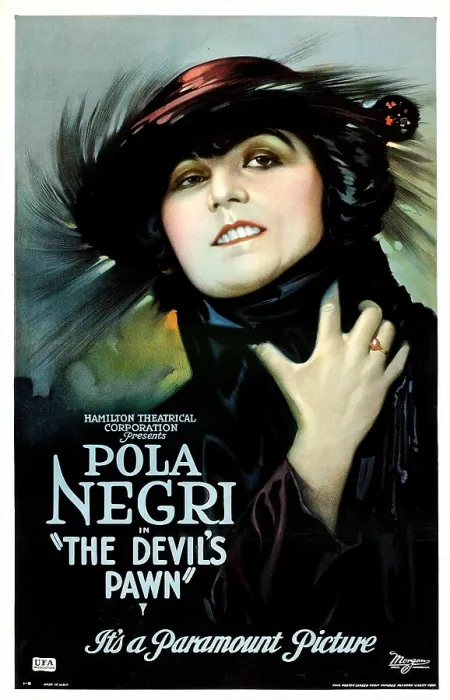 Framed Print : THE DEVIL'S PAWN (aka DER GELBE SCHEIN), Pola Negri, 1918 Framed Print : THE DEVIL'S PAWN (aka DER GELBE SCHEIN), Pola Negri, 1918