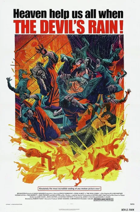 Framed Print : THE DEVIL'S RAIN, US poster, 1975 Framed Print : THE DEVIL'S RAIN, US poster, 1975