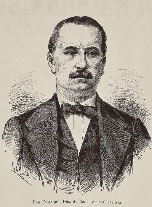 Framed Print : DIAZ DE RADA Y LANDIVAR, Eustaquio (1815-1874). Spain. Carlist Wars. Eustaquio Daz de Rada. Engraving. SPAIN. Madrid. National Library. AISA / Everett Collection**US SALES ONLY**