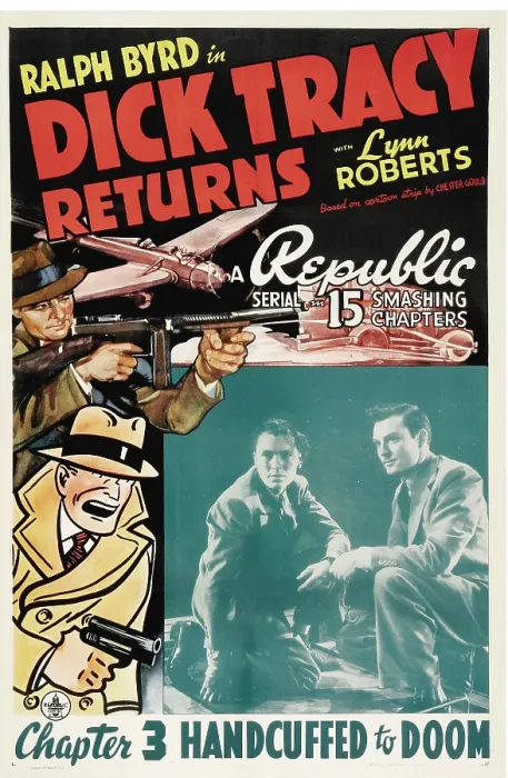 Framed Print : DICK TRACY RETURNS, Chapter 3: Handcuffed To Doom, 1938 Framed Print : DICK TRACY RETURNS, Chapter 3: Handcuffed To Doom, 1938