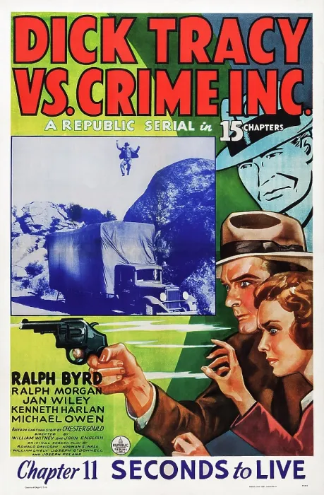 Framed Print : DICK TRACY VS. CRIME INC. US poster art, bottom from left: Ralph Byrd, Jan Wiley; Chapter 11: Seconds to Live, 1941 Framed Print : DICK TRACY VS. CRIME INC. US poster art, bottom from left: Ralph Byrd, Jan Wiley; Chapter 11: Seconds to Live, 1941