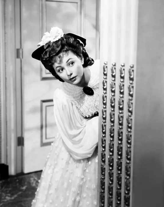 Framed Print : THEY DIED WITH THEIR BOOTS ON, Olivia de Havilland, 1941