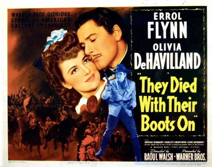 Framed Print : THEY DIED WITH THEIR BOOTS ON, Olivia de Havilland, Errol Flynn, 1941