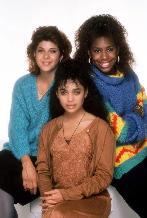 Framed Print : A DIFFERENT WORLD, from left: Marisa Tomei, Lisa Bonet, Dawnn Lewis, (1987), 1987-1993