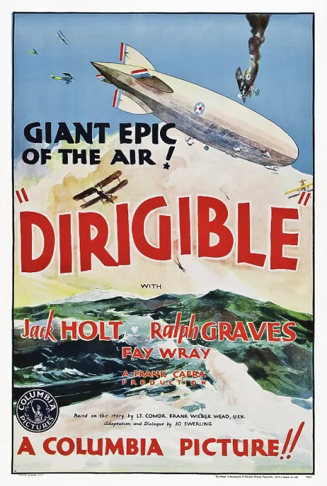 Framed Print : DIRIGIBLE, US poster art, 1931