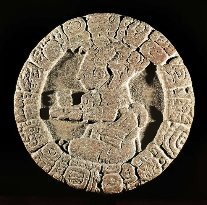 Framed Print : Disc from Tonin. 40-41. Maya art. Relief on rock. MEXICO. Mexico City. National Museum of Anthropology. Proc: MEXICO. Ocosingo. Tonina. AISA / Everett Collection**US SALES ONLY** Framed Print : Disc from Tonin. 40-41. Maya art. Relief on rock. MEXICO. Mexico City. National Museum of Anthropology. Proc: MEXICO. Ocosingo. Tonina. AISA / Everett Collection**US SALES ONLY**