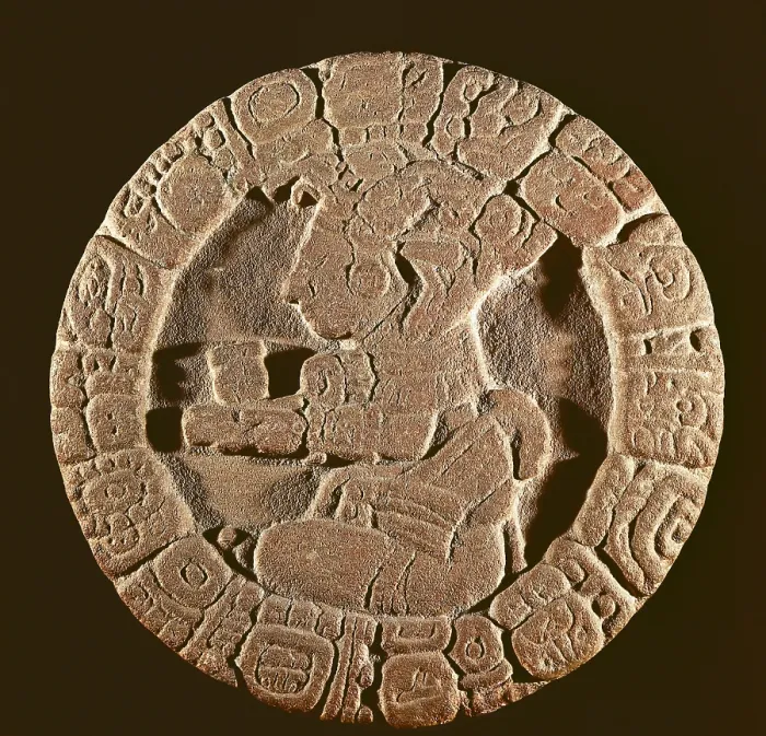 Framed Print : Disc from ToninA. 40-41. Maya art. Relief on rock. MEXICO. Mexico City. National Museum of Anthropology. Proc: MEXICO. Ocosingo. Tonina Framed Print : Disc from ToninA. 40-41. Maya art. Relief on rock. MEXICO. Mexico City. National Museum of Anthropology. Proc: MEXICO. Ocosingo. Tonina
