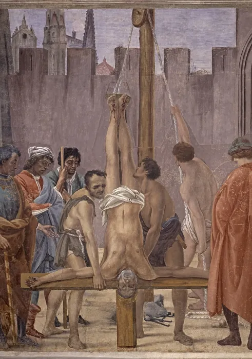 Framed Print : Disputation with Simon Magus and Crucifixion of Peter (Disputa con Simon Mago e Crocifissione di san Pietro), by Filippino Lippi, 1482-1485, 15th century, fresco Framed Print : Disputation with Simon Magus and Crucifixion of Peter (Disputa con Simon Mago e Crocifissione di san Pietro), by Filippino Lippi, 1482-1485, 15th century, fresco